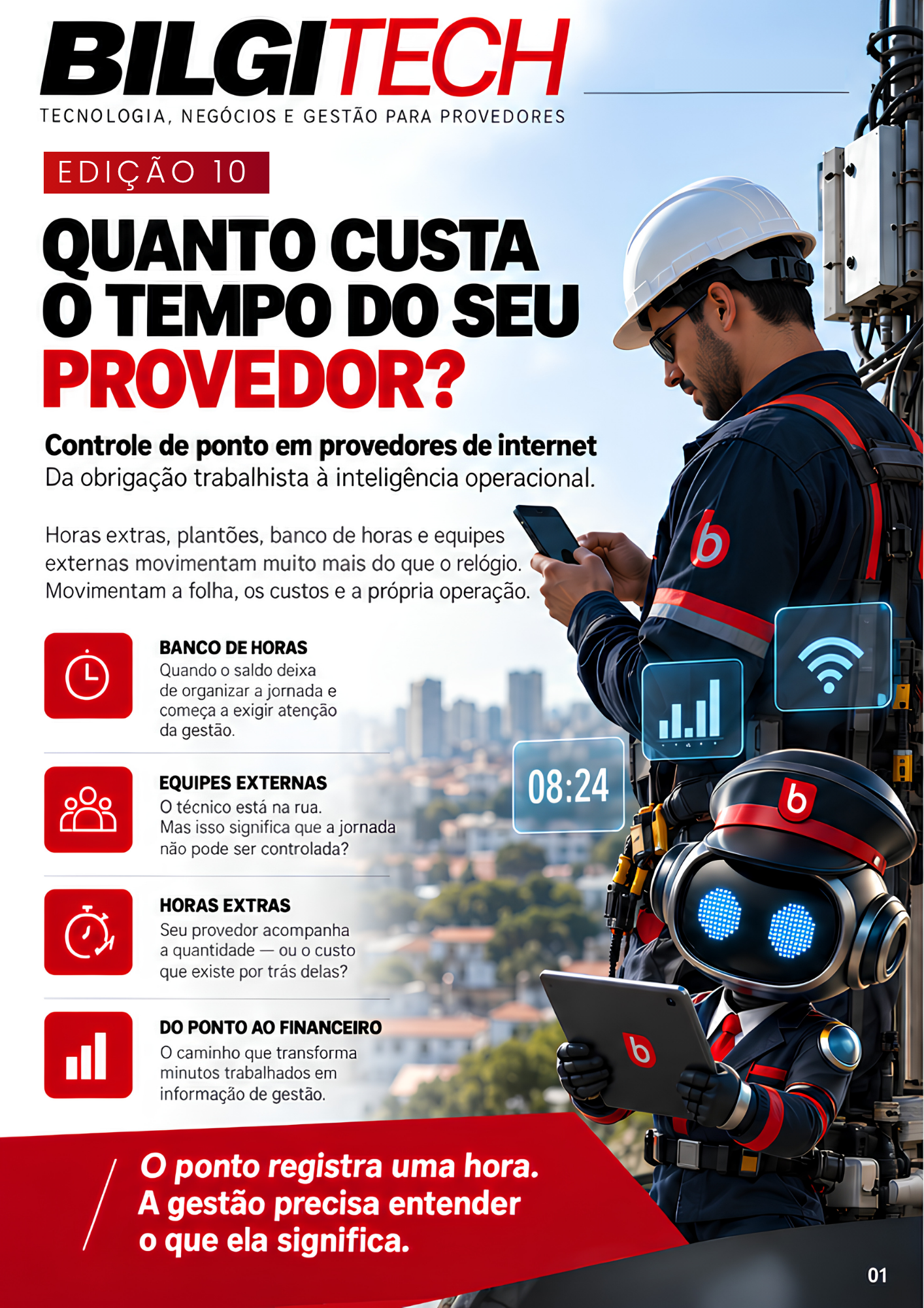 Quanto custa o tempo do seu provedor?