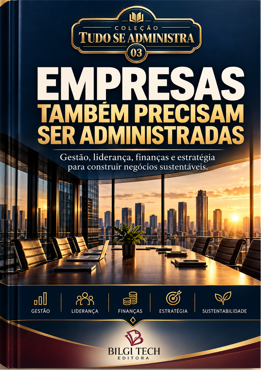 EMPRESAS TAMBÉM PRECISAM SER ADMINISTRADAS